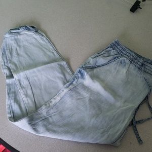 Lou and Grey drawstring faded pants